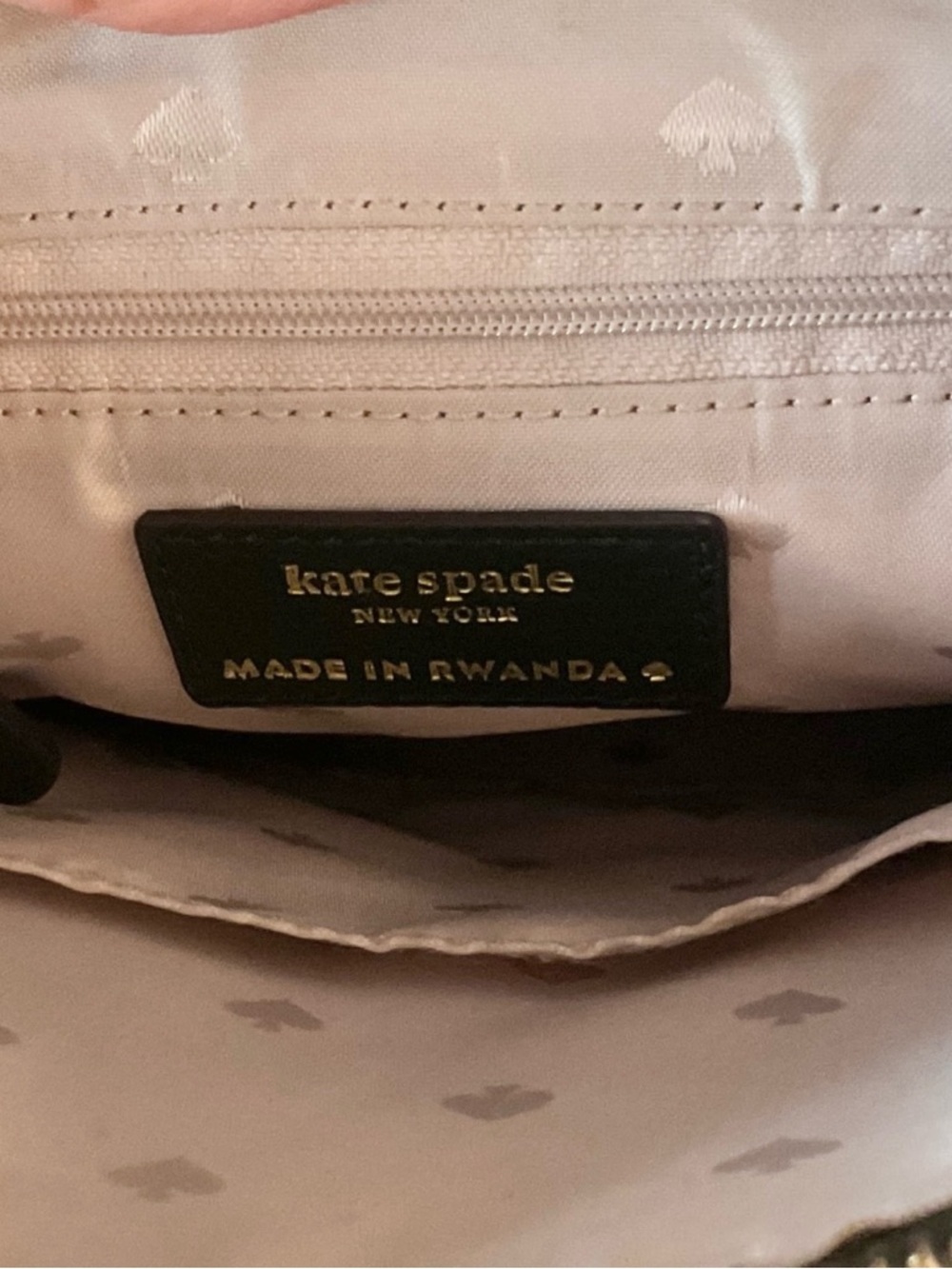 Authentic Kate Spade New York On Purpose Pebbled Top Zip Crossbody in Spruce - Picture 8 of 16